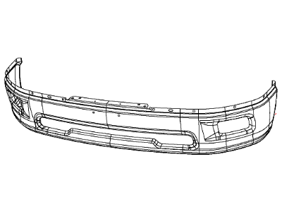 Ram 1HN79RXFAB BUMPER Front