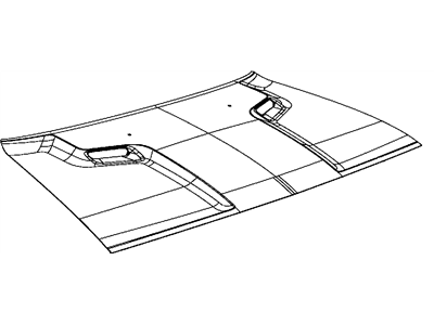 Dodge 68044225AA HOOD