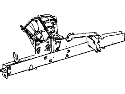 Dodge 68006247AA RAIL Front Side Rail Front