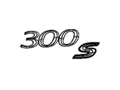Chrysler 68496082AA NAMEPLATE Decklid 300S