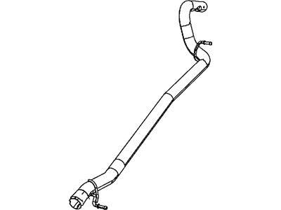 Jeep 5147036AD PIPE Exhaust Extension