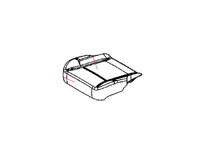 Ram 1VD55JERAA COVER Front Seat Cushion