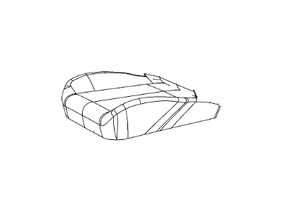 Ram C/V Seat Cushion - 1UR67BD1AB