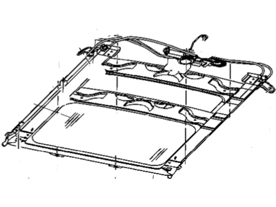 Mopar 5101963AB Module Sunroof Includes Deflector