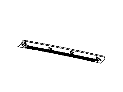 Jeep 5HS28BD1AE MOLDING Rear Header Upper