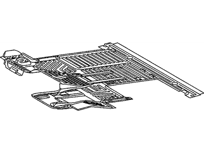Dodge 5122635AA MAT Front Floor Rubber