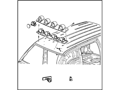 Jeep 82206126 BAR KIT Light