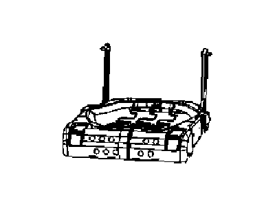 Ram 68066995AB FRAME Rear Seat Cushion Left