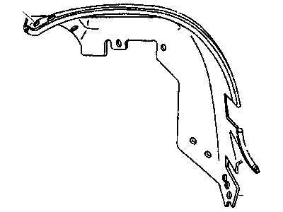 Dodge 4709030AB WEATHERSTRIP Front Splash to Hood