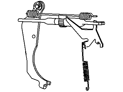 Chrysler 5191302AA LEVER Rear Wheel Brake Adjust