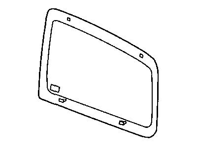 Chrysler 55364639AB GLASS Quarter Window