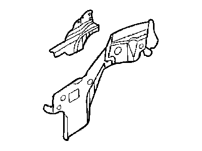 Chrysler 4724474AE REINFORCEMENT Front Side Rail