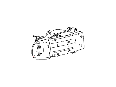 Dodge 55076748AO LAMP Headlamp Park And Turn