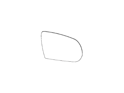 Mopar 68228910AA Mirror Glass, Front Passenger Side