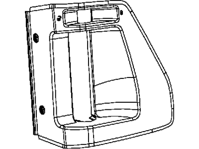 Mopar 1CU64XDVAD Bezel, Passenger Side