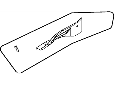 Mopar 5155589AB Inner Rail, Front Driver Side