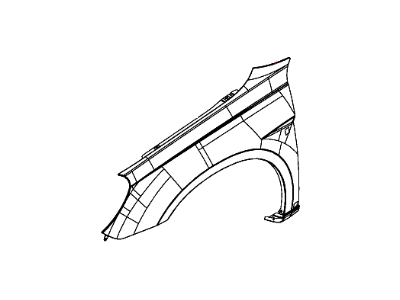 Chrysler Fender - 68090006AB