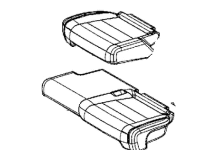 Jeep 6RT08DX9AC COVER Rear Seat Cushion