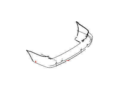 Chrysler Bumper - 5139122AA