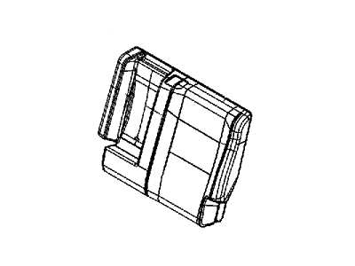 Jeep 6ET23DX9AA COVER Rear Seat Back Left