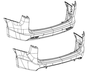 2020 Chrysler Voyager Bumper - 68312628AB