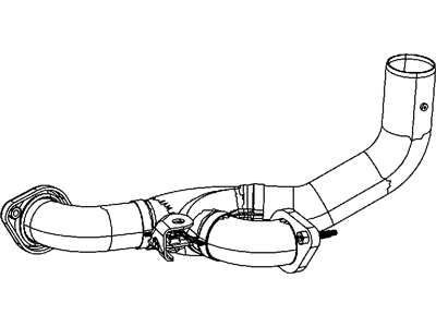 Ram C/V Exhaust Pipe - 68210982AB