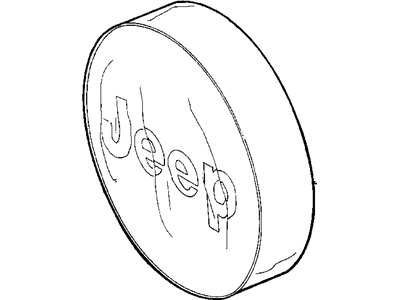 Jeep 5FF47TX7 COVER Spare Tire