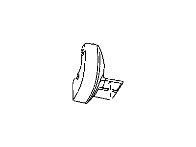Dodge 1AS81XXXAE SPAT Front Fender
