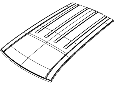 Dodge 68051463AA PANEL Roof Without Sunroof Opening