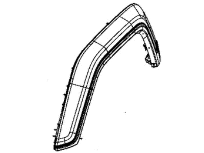 Jeep 6QB14TZZAD MOLDING Wheel Opening Flare Rear