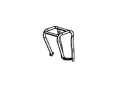 Ram 68149044AA BRACKET CNG TANK VALVE CAGE