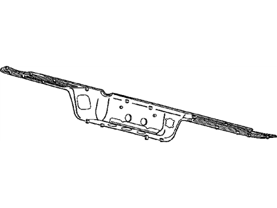 Mopar 55077340AD Step Pad Rear Bumper Also Include With Bumper Item #1 Only