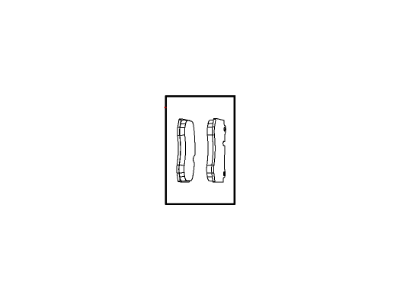 Mopar 68144427AA Pad Kit Front Disc Brake