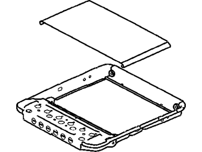 Jeep 5093572AA FRAME Front Seat