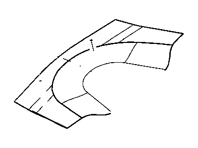 Dodge 4806074AA BELLY PAN Front