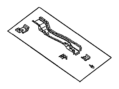 Dodge 55256771AG CROSSMEMBER Floor Pan
