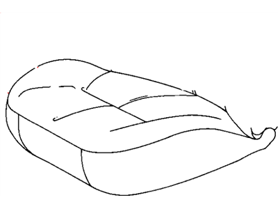 2004 Chrysler Sebring Seat Cushion - YB601DVAA