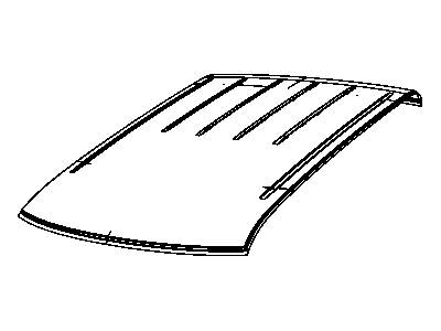Ram 55372045AB PANEL Roof Without Sunroof Opening