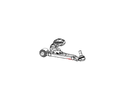 Chrysler 200 Control Arm - 68247511AB