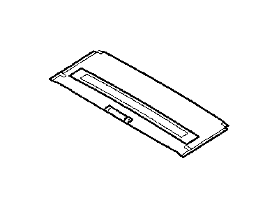 Dodge MR637479 SUNSHADE Sunroof Front