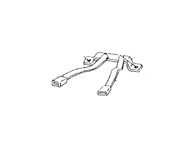 Mopar PV571L5AB Seat Belt Rear Inner