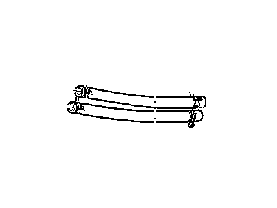 Chrysler 5058854AC HOSE Heater Core To Tube