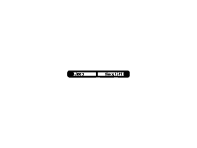 Jeep 1XR42JSLAA NAMEPLATE