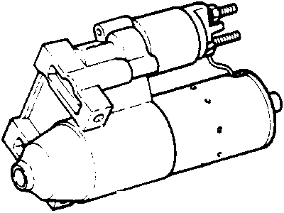 Jeep Wrangler Starter Motor - R6041014