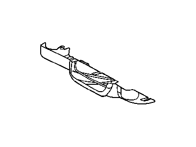 Dodge 5GM83WL8AC COVER Steering Column Opening