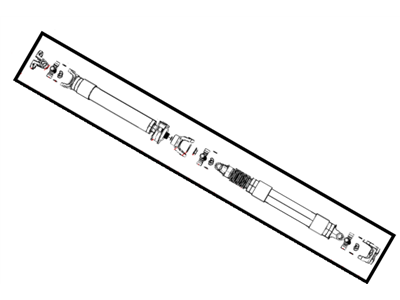 Ram 4500 Drive Shaft - 5146609AB