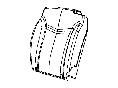Chrysler 1UM95HL1AA Cover - Front Seat Back