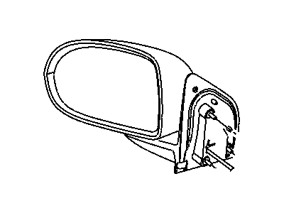 2008 Jeep Compass Car Mirror - 5115043AD
