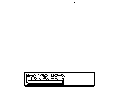 Jeep 5FJ65CA1 DECAL Liftgate Turbo Diesel