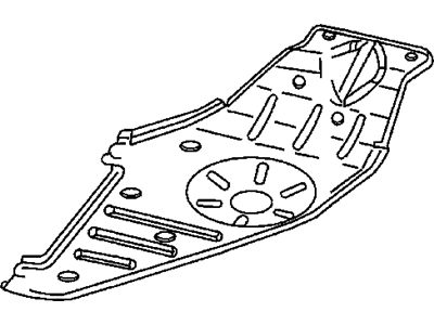 Jeep 52129091AA PLATE Transfer Case Skid
